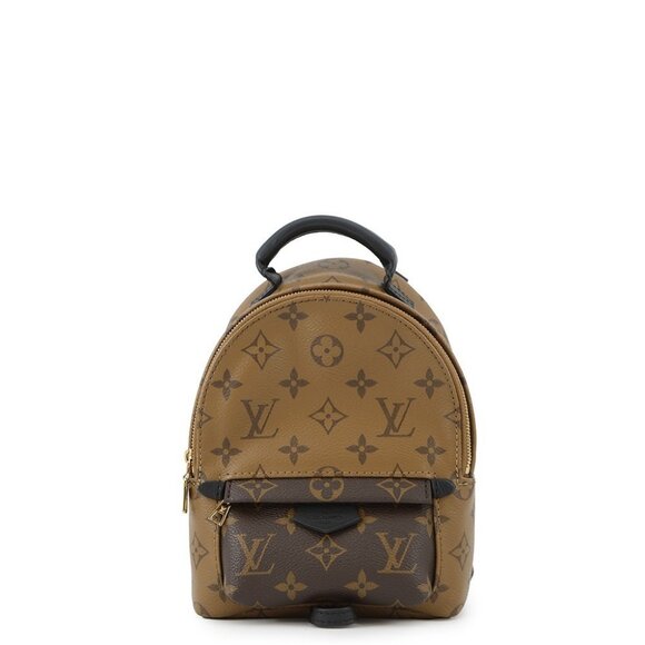 LOUIS VUITTON Palm Springs Backpack Size MINI Monogram Reverse Canvas Noir - Picture 1 of 14